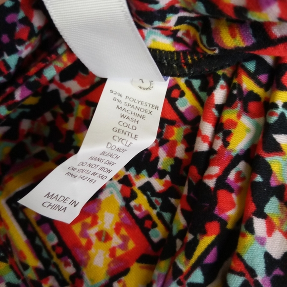 Lularoe Multi-Color Leggings TC - Picture 6 of 6
